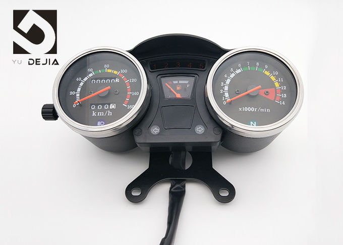 Zwarte Motorfiets Digitale Odometer, Digitale Snelheidsmeter en Tachometer voor Motorfiets